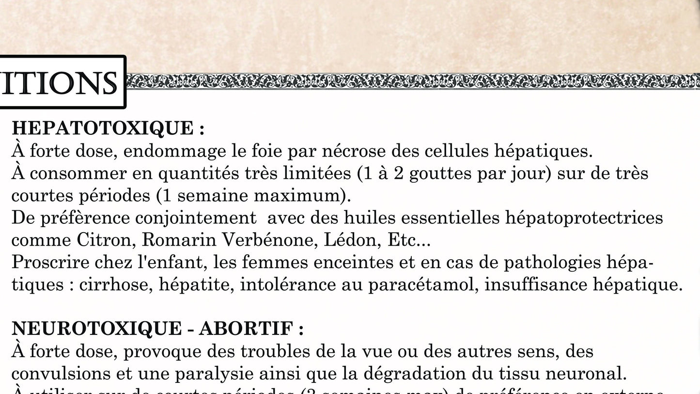 Poster "La toxicité en aromathérapie"